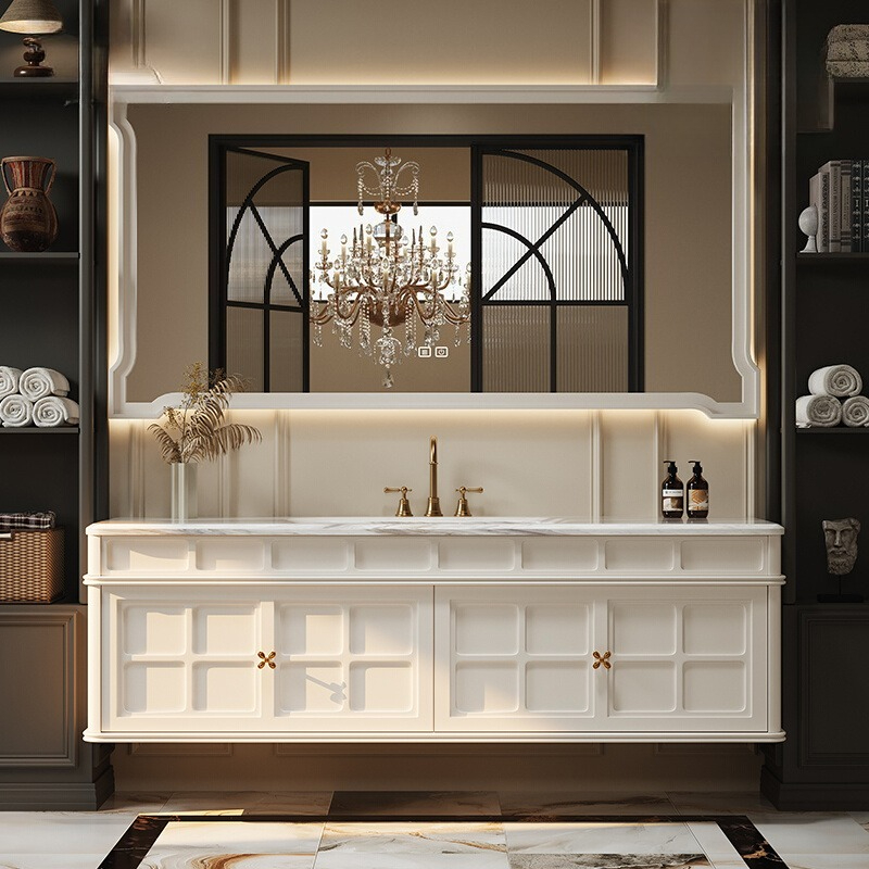 Luxury Skincare Display - French Retro Bathroom Cabinet Decorations Display