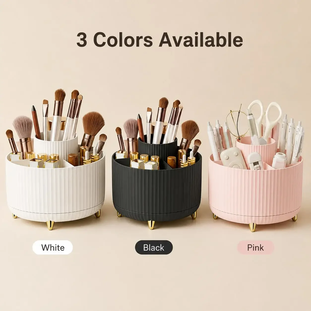 360 Rotating Makeup Organizer  - đánh giá và giá Luxury Skincare Display