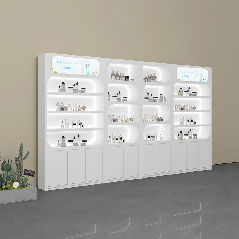 Nordic Minimalist Beauty Salon - đánh giá và giá Luxury Skincare Display