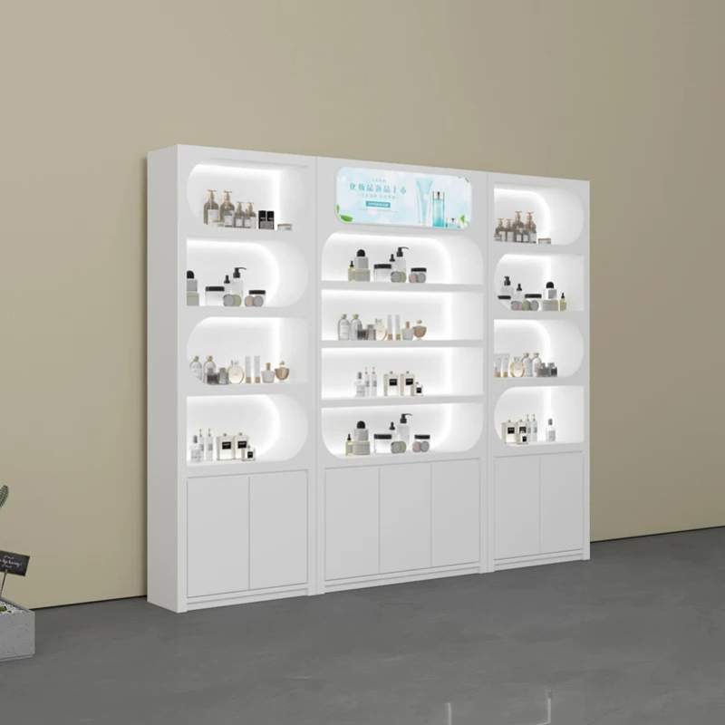 Nordic Minimalist Beauty Salon - đánh giá và giá Luxury Skincare Display
